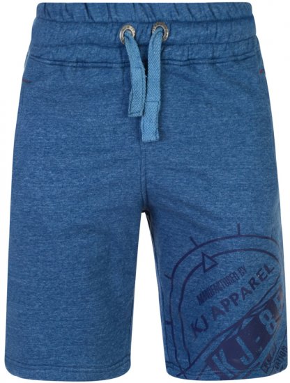 Kam Jeans 302 Fashion Sweat Shorts Blue - Collegehousut ja Collegeshortsit - Miesten Isot collegehousut ja collegeshortsit