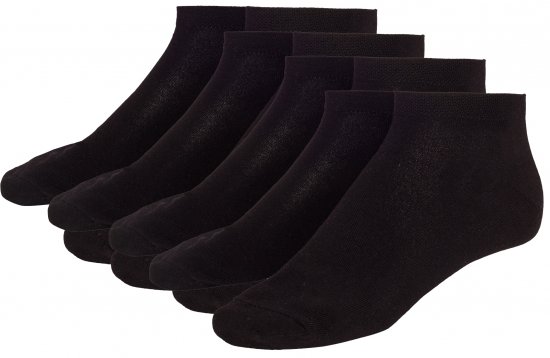 Adamo Anton sneaker-socks Black 4-pack - Alusvaatteet & Uimavaatteet - Miesten Isot alusvaatteet 
