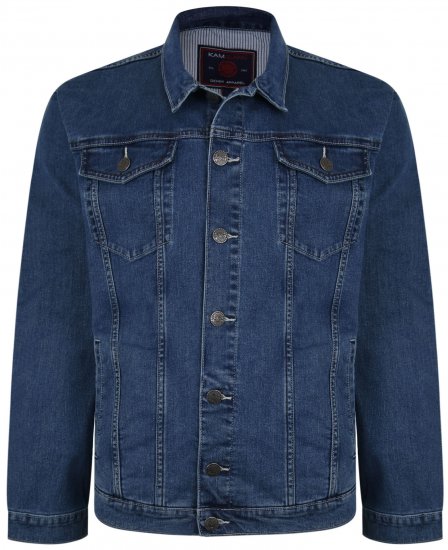 Kam Jeans 405 Western Denim Jacket Stonewash - Takit - Miesten Takit, isot koot – 2XL – 12XL