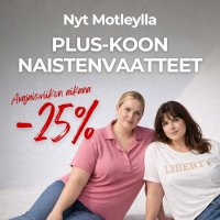 Motley Denim: nyt myös naisille (koot 40–66)