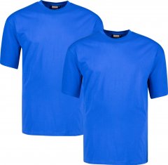 Adamo Marlon Comfort fit 2-pack T-shirt Royal Blue