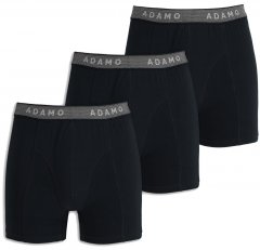 Adamo Jerry Maxi Boxers 703 Black 3-pack