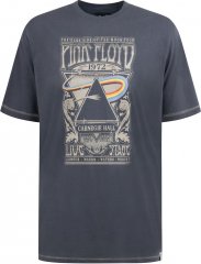 D555 HANLEY Official Pink Floyd Crew Neck T-Shirt Dark Grey TALL SIZES