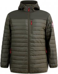 D555 Northfield Hybrid Softshell-takki hupulla khaki