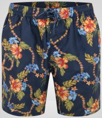 D555 Dawson AO Uimashortsit Havaijikuosilla Tummansininen