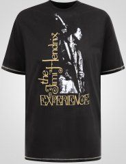 D555 Stokes Official Jimi Hendrix Experience T-paita Painatuksella