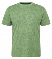 North Latitude Allover Printed T-paita Keskivihreä