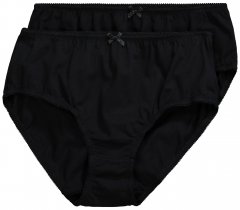 Ulla Popken 712882 Alushousut 2 kpl Musta