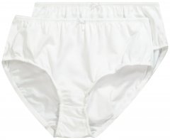 Ulla Popken 712882 Alushousut 2 kpl Valkoinen