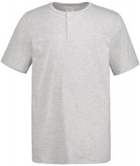 JP1880 726695 Henley-paita Harmaa melange
