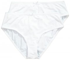Ulla Popken 781658 Alushousut 2 kpl Valkoinen