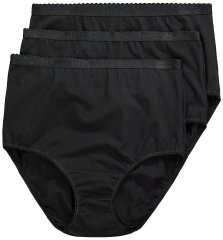 Ulla Popken 795269 Alushousut 3 kpl Musta