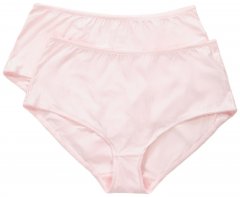 Ulla Popken 800279 Raidalliset alushousut 2 kpl Roosa