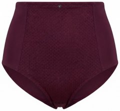 Ulla Popken 813137 Muotoilevat alushousut korkealla vyötäröllä Viininpunainen