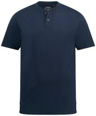 JP1880 818628 Henley-paita vatsamallilla Tummansininen