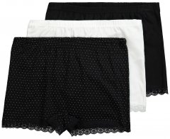 Ulla Popken 827286 Bokserialushousut 3 kpl Musta