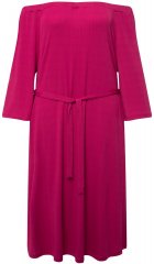 Ulla Popken 827740 Jerseymekko 3/4-hihoilla Roosa