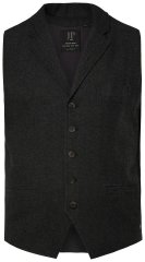 JP1880 828736 Tweed-liivi neulotulla selällä Musta