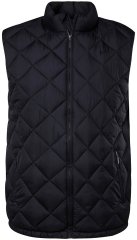 Men+ 578 Tikattu liivi pystykauluksella Tummansininen