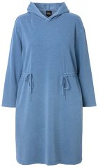 Ulla Popken 834536 Collegemekko hupulla Denimsininen