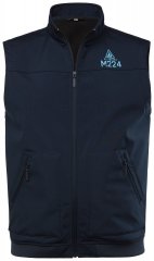 Men+ 414 Softshell-liivi pystykauluksella Tummansininen