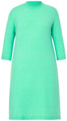 Ulla Popken 835720 A-linjainen neulemekko 3/4-hihoilla Petrooli