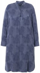 Ulla Popken 837069 Kukkakuvioinen mekko Tummansininen