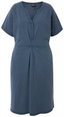 Ulla Popken 837403 Lyhythihainen jerseymekko Tummansininen