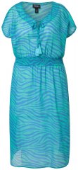 Ulla Popken 838483 Eläinkuvioinen mekko Turkoosi