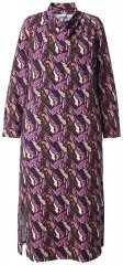 Ulla Popken 843358 Kuviollinen collegemekko Luumu