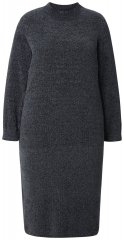 Ulla Popken 843592 Pitkähihainen mekko Antrasiitti