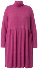 Ulla Popken 844233 Pitkähihainen neulemekko Marjanpunainen