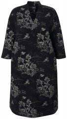Ulla Popken 844739 Mekko 3/4-hihoilla Musta