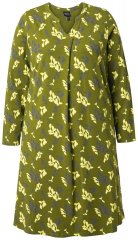 Ulla Popken 845190 Kukkakuvioinen jerseymekko Turkoosi