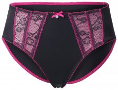 Ulla Popken 845885 Kukkakuvioiset alushousut pitsillä Roosa
