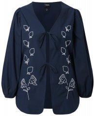 Ulla Popken 846197 Takki Tummansininen
