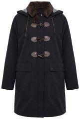 Ulla Popken 846278 Softshell-takki Musta