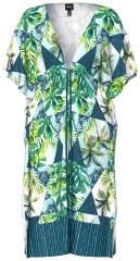 Ulla Popken 846493 Kuviollinen mekko Petrooli