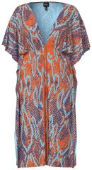 Ulla Popken 846826 Eläinkuvioinen mekko Oranssi