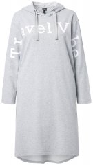 Ulla Popken 846886 Collegemekko hupulla Harmaa melange