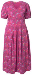 Ulla Popken 847409 Kuviollinen maksimekko Marjanpunainen