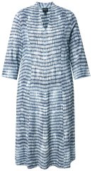 Ulla Popken 847643 Raidallinen jerseymekko Tummansininen