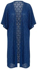 Ulla Popken 847654 Kuviollinen mekko Tummansininen