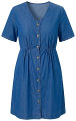 Ulla Popken 848597 Paitamekko Denimsininen