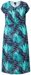 Ulla Popken 848696 Kuviollinen mekko Tummansininen