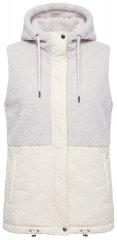 Ulla Popken 848729 Hupullinen liivi Luonnonvalkoinen