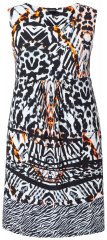 Ulla Popken 850175 Hihaton jerseymekko taskuilla Musta