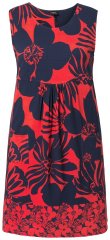 Ulla Popken 850175 Kuviollinen jerseymekko Koralli