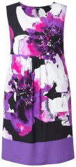 Ulla Popken 850175 Hihaton jerseymekko taskuilla Liila