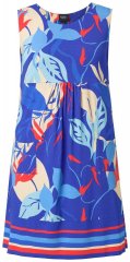 Ulla Popken 850367 Kuviollinen jerseymekko Tummansininen